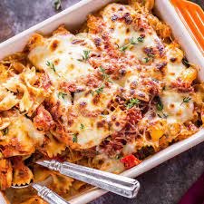 veggie baked pasta cook with