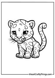 jaguar coloring pages 100 free