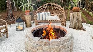 how to create a diy fire pit in your yard