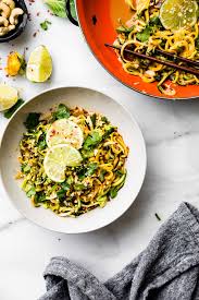 Drain then pat dry the tofu with kitchen roll or a clean tea towel. Spiralized Vegetable Stir Fry Recipe With Cashew Sauce Cotter Crunch