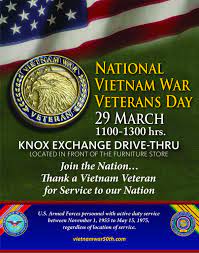Vietnam War Veterans Day ...
