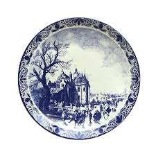 Vintage Large Decorative Plate 15 1 2