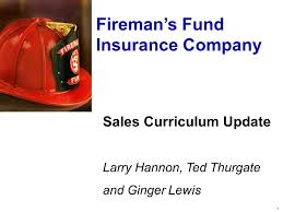Asurion is a leading device insurance and support services provider. 1 Fireman S Fund Insurance Company Sales Curriculum Update Larry Hannon Ted Thurgate And Ginger Lewis Ppt Download
