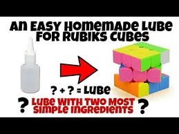 perfect lube for rubiks cube