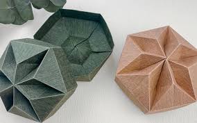 gift box origami teaching hexagonal