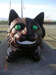 cheshire cat statue llandudno 2021
