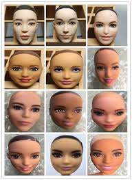 makeup doll head toys parts