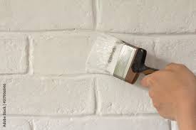 Painting A White Brick Wall In A Fresh