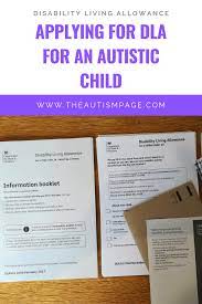 applying for dla for an autistic child
