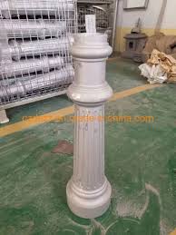 outdoor lamp post bases aluminum alloy