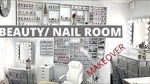 makeup room tour nails room makeover