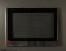 range stove oven outer door glass