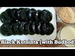 black kutsinta with budbod pang
