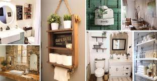 56 best rustic bathroom decor ideas and