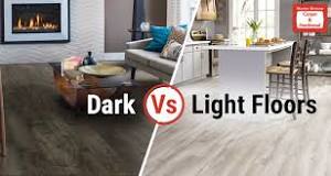 Does light or dark wood show more dirt?