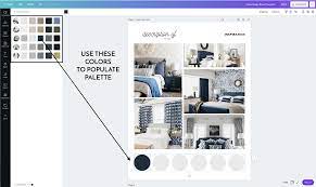 how to make design boards on canva