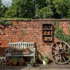 Rustic Courtyard Garden With Herb