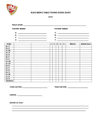 score sheet tenis meja form fill out