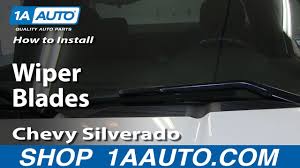 How To Replace Wiper Blades 07 13 Chevy Silverado