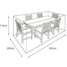 Deluxe Rectangular Dining Set Cover