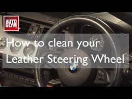 how to clean a leather steering wheel
