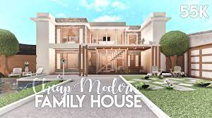modern family house bloxburg build