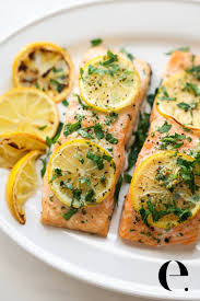 easy baked lemon garlic salmon recipe