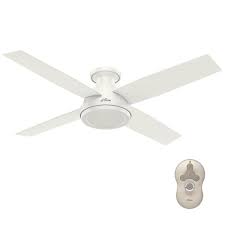 Fresh White Ceiling Fan With Remote