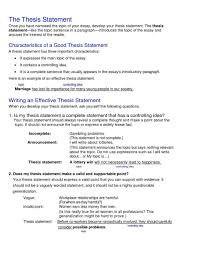 Essay Thesis Statement Examples Explained With Tips And
