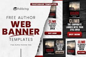free author banner ads