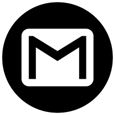 Icono Gmail en Address Book providers in Black & White Icons