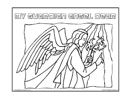 If you want to share about this printable with others, however, please feel free to share a link to this post or the website (not directly to the printable). My Guardian Angel Coloring Page That Resource Site