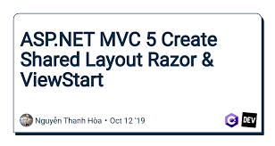 asp net mvc 5 create shared layout