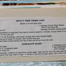 devil s food pound cake a chocolate
