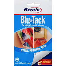 blu tack reusable adhesive 75g office