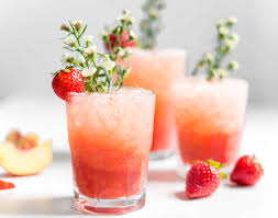 strawberry peach spritzer satisfy