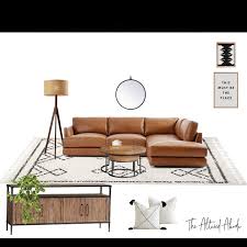 look cozy modern boho living room