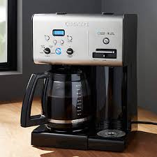 Cuisinart 14 cup brew central 24 hour programmable drip coffee maker with glass carafe (manufacturer refurbished) cuisinart. Cuisinart Coffee Plus 12 Cup Programmable Coffeemaker Plus Hot Water System Reviews Crate And Barrel