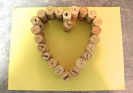 Diy Wine Cork Valentine Heart Wall