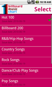 For The Guys Who Love Music Free Billboard Music Chart App