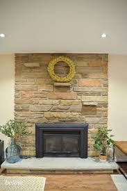 How To Update A Stone Fireplace