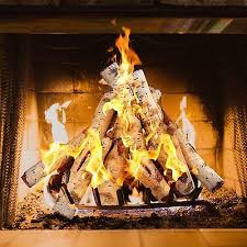 26 8 Large Gas Fireplace Logs Ceramic
