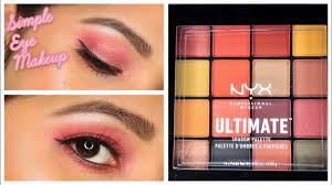 simple eye makeup tutorial using nyx