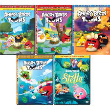 Amazon.com: Angry Birds Season 1 Volumes 1 / 2 + Season 2 Volume 1 + Angry  Birds Stella Season 2 + Season 3 Volume 1 (5 DVD Discs - Over 5.5 Hours) -  Lynne Guaglione, Eric Guaglione : Movies & TV