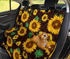 Sunflowers Fl Flowers Car Back Seat