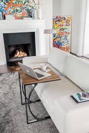 Coffee Table With Linear Design In