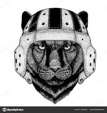 wearing rugby helmet
