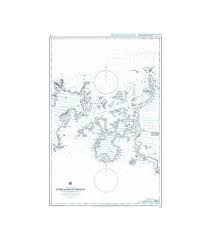 Britsh Admiralty Nautical Chart 3756 Linta And Molo Straits