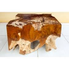In a world of cookie cutter furniture this coffee table is truly a welcomed treat. Table Base Teak Root