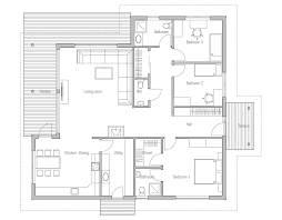 Affordable Home Ch121 Floor Plans